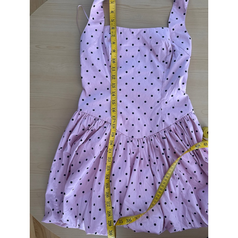 Urban Outfitters Kimchi Blue Casey Bubble Mini Dress Polka Dot Size M - Picture 6 of 6
